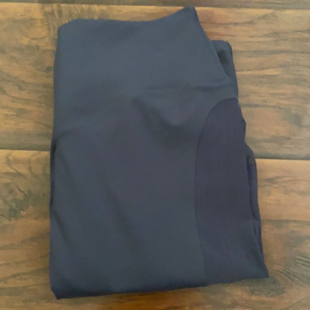 Pure Luxe By Fabletics Gray Mesh Detailing Leggings